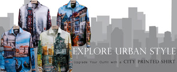 Explore Urban Style: Upgrade Your Outfit with a City Printed Shirt