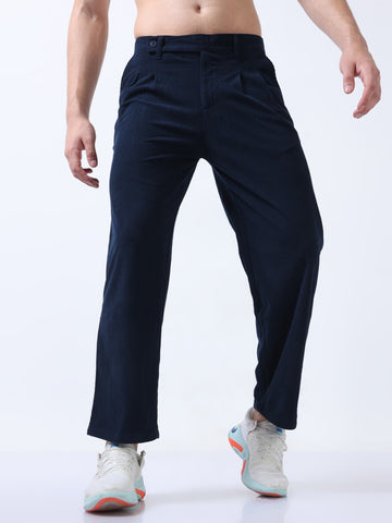 Navy Relaxed Fit Men's Baggy Pant 