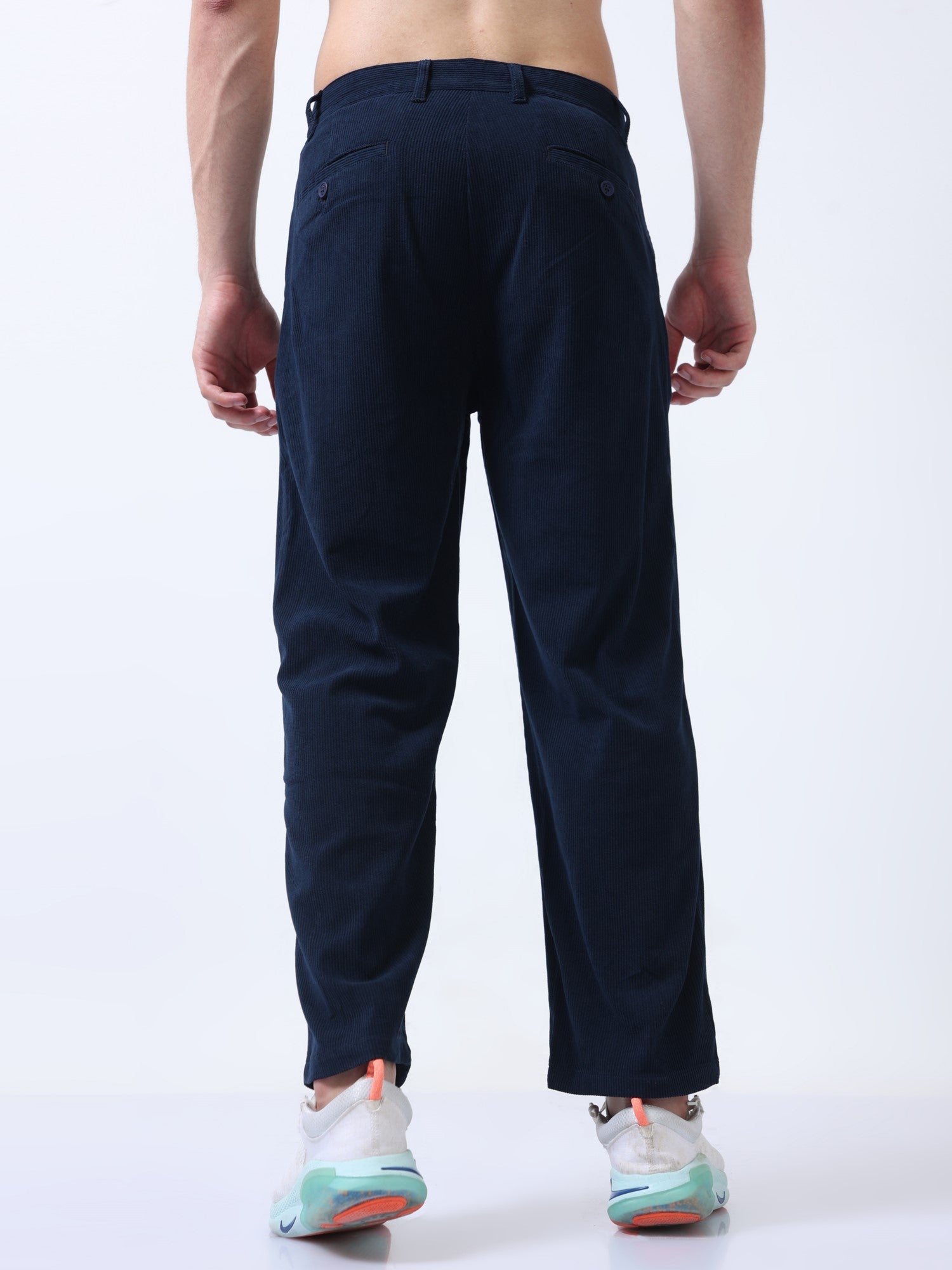Navy Relaxed Fit Men's Baggy Pant 