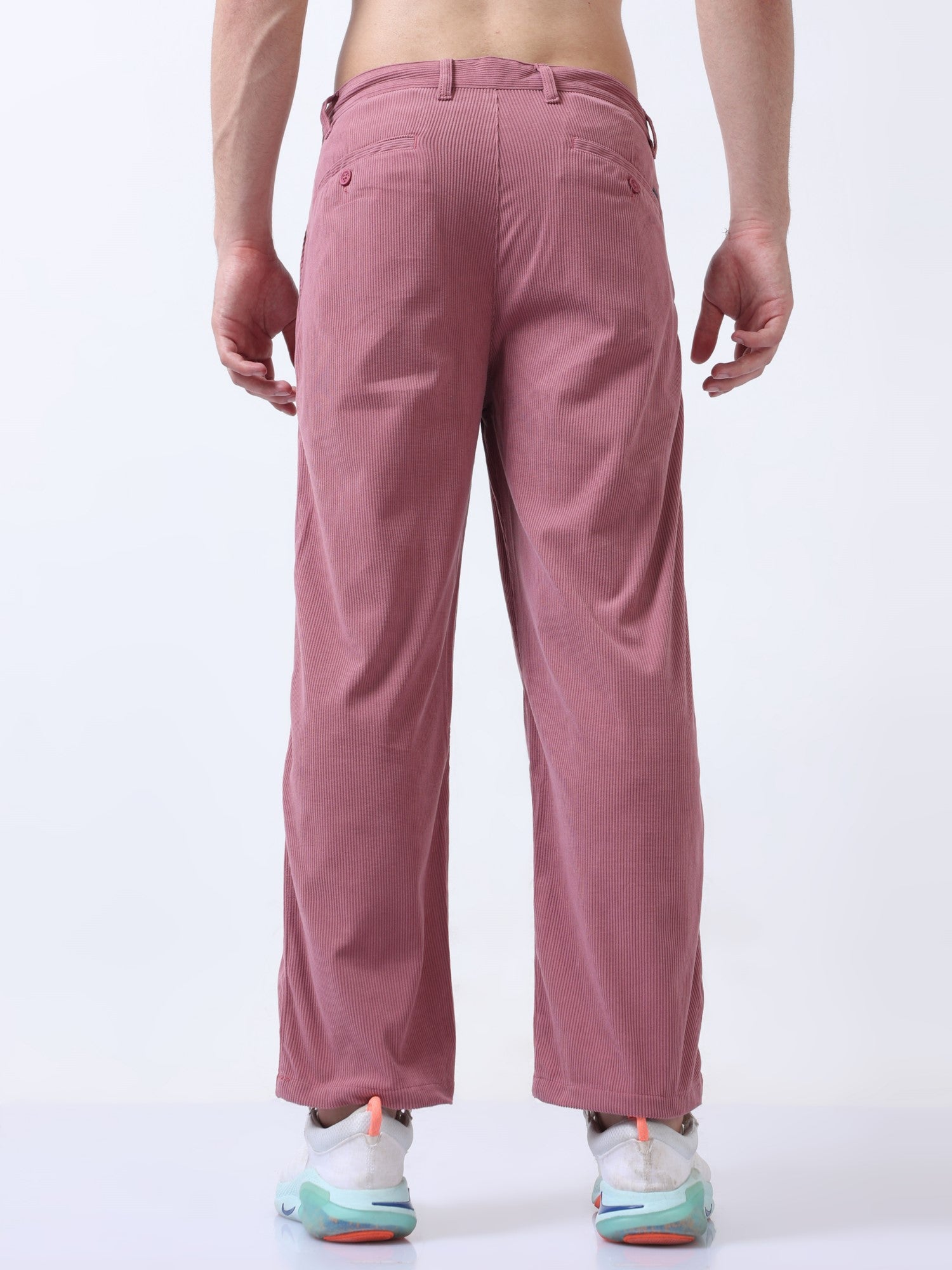 order Loose corduroy pants コーデュロイパンツ　ピンク Buy Pink Corduroy Relaxed Fit Men's Baggy Pant