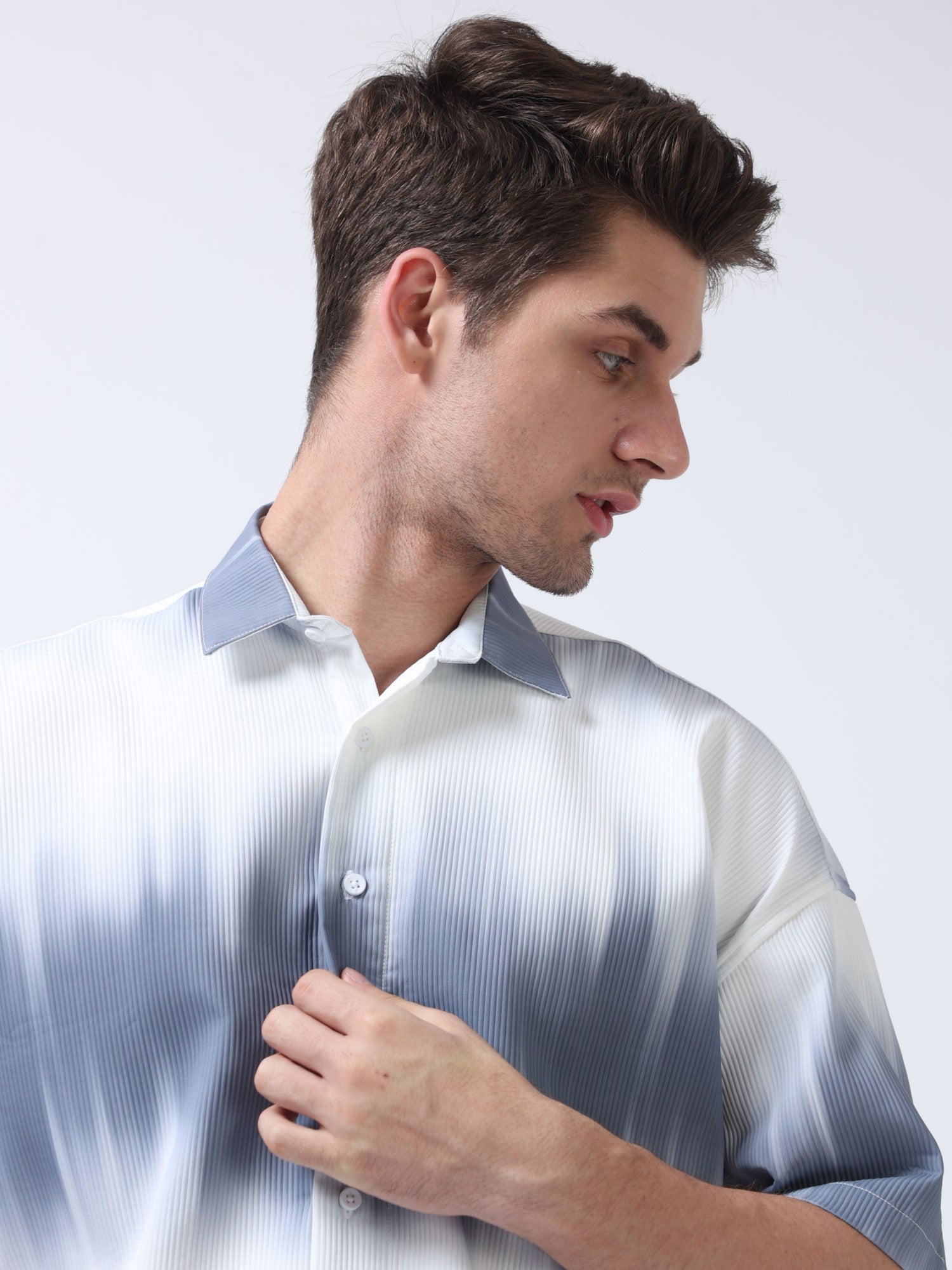 White Ash Men's ChromaPalette Drop Shoulder Shirt