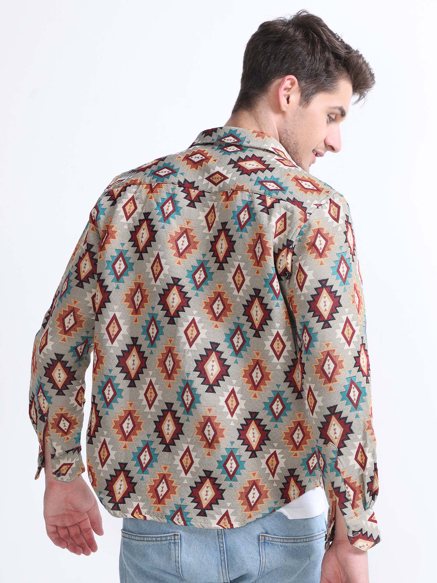 Light Pista Elemental Enigma Shroud Jacquard shirt