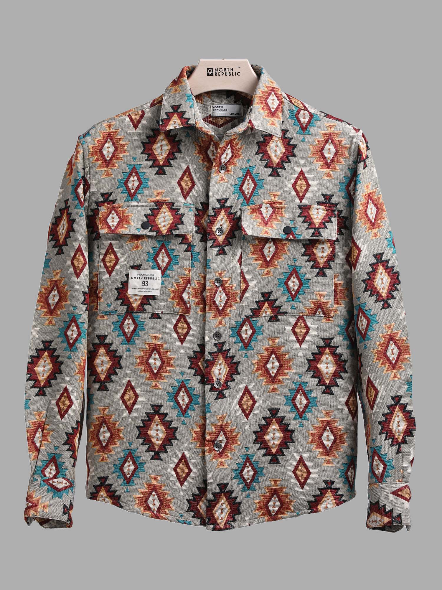 Light Pista Elemental Enigma Shroud Jacquard shirt