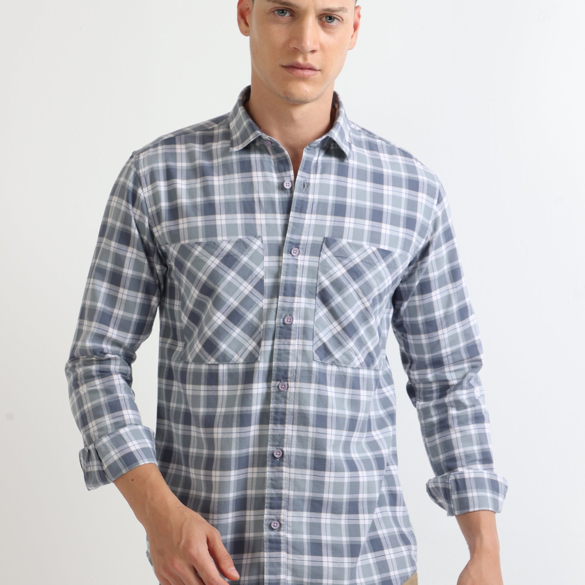 Buy Bia Double Pocket Oxford Shirt For Mens Online.