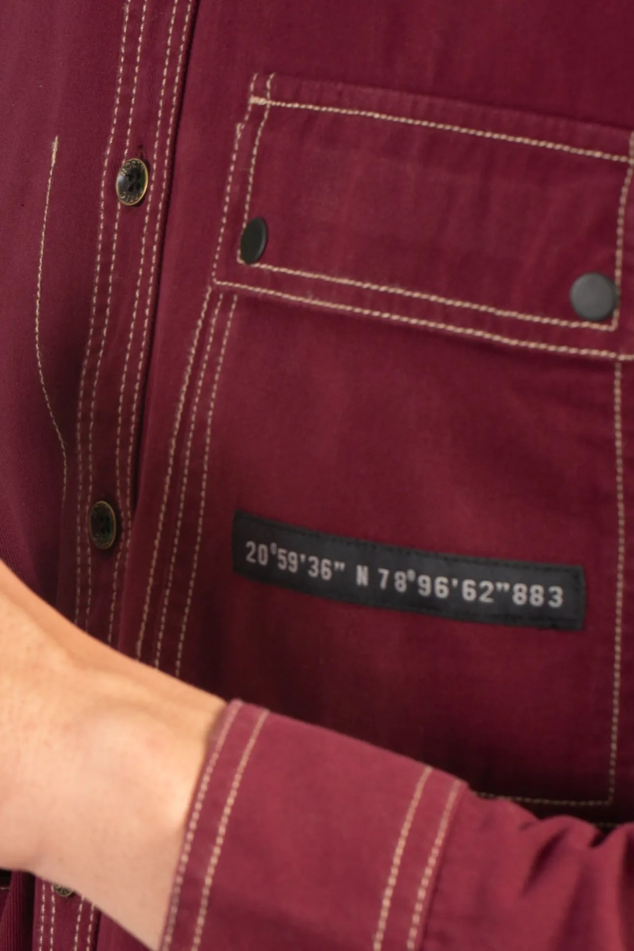 Buy Cavalry Twill Contrast Stitch Shirt Online.