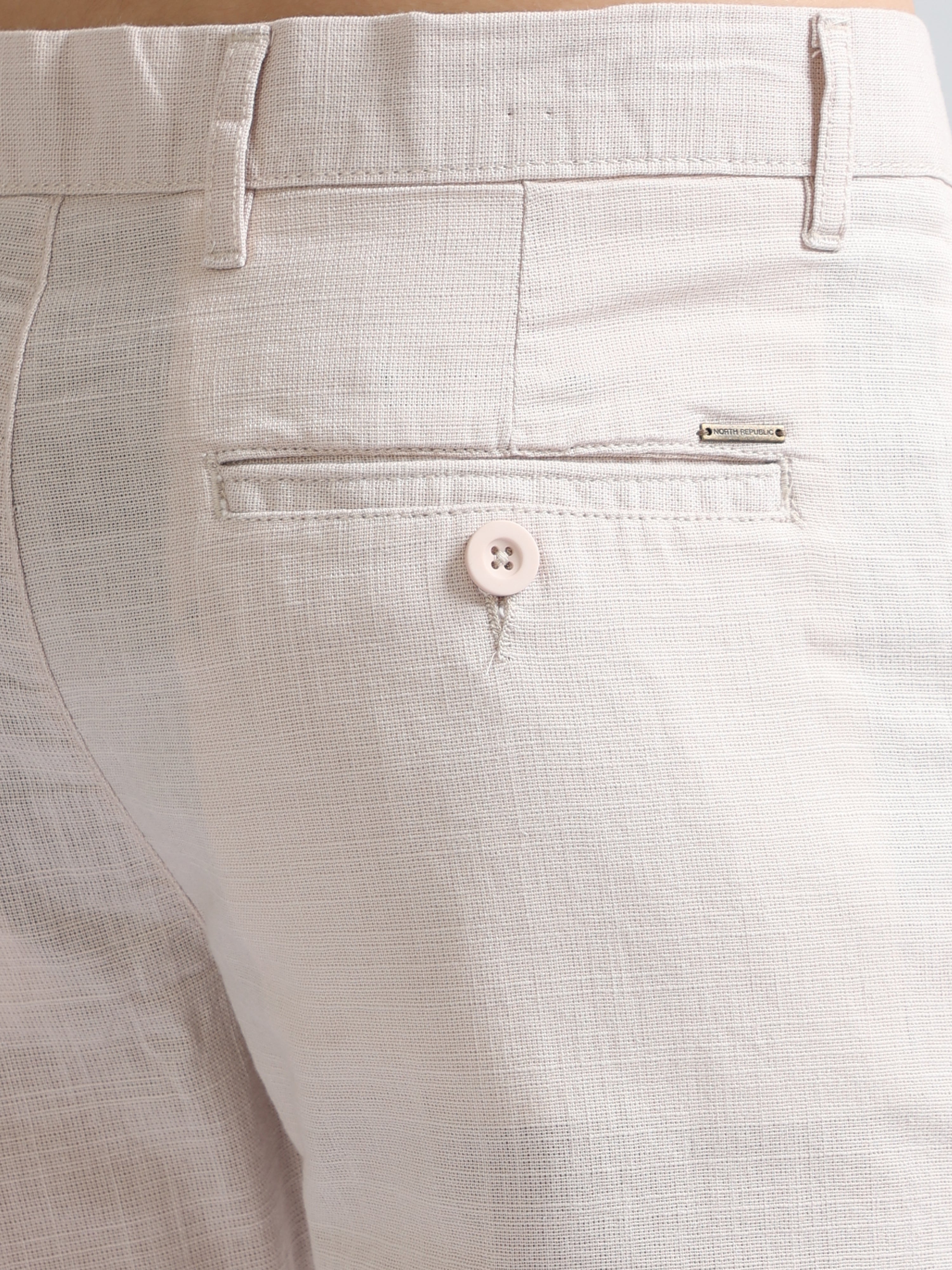 Buy Gap High Waisted Linen Cotton Blend Trousers from the Gap online shop