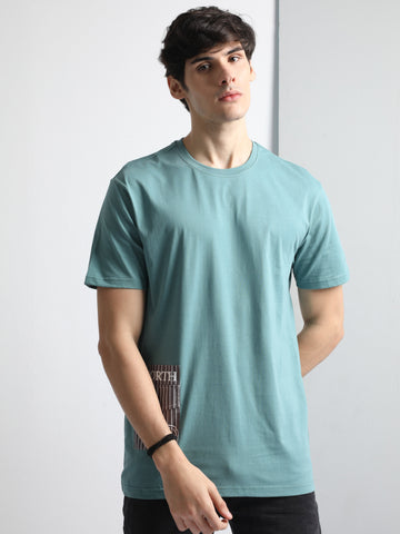 Buy Crew Neck Fashion T-Shirt With Pocket Online.