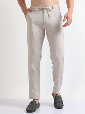 Buy Drawcod Linen Fashion Pant Online