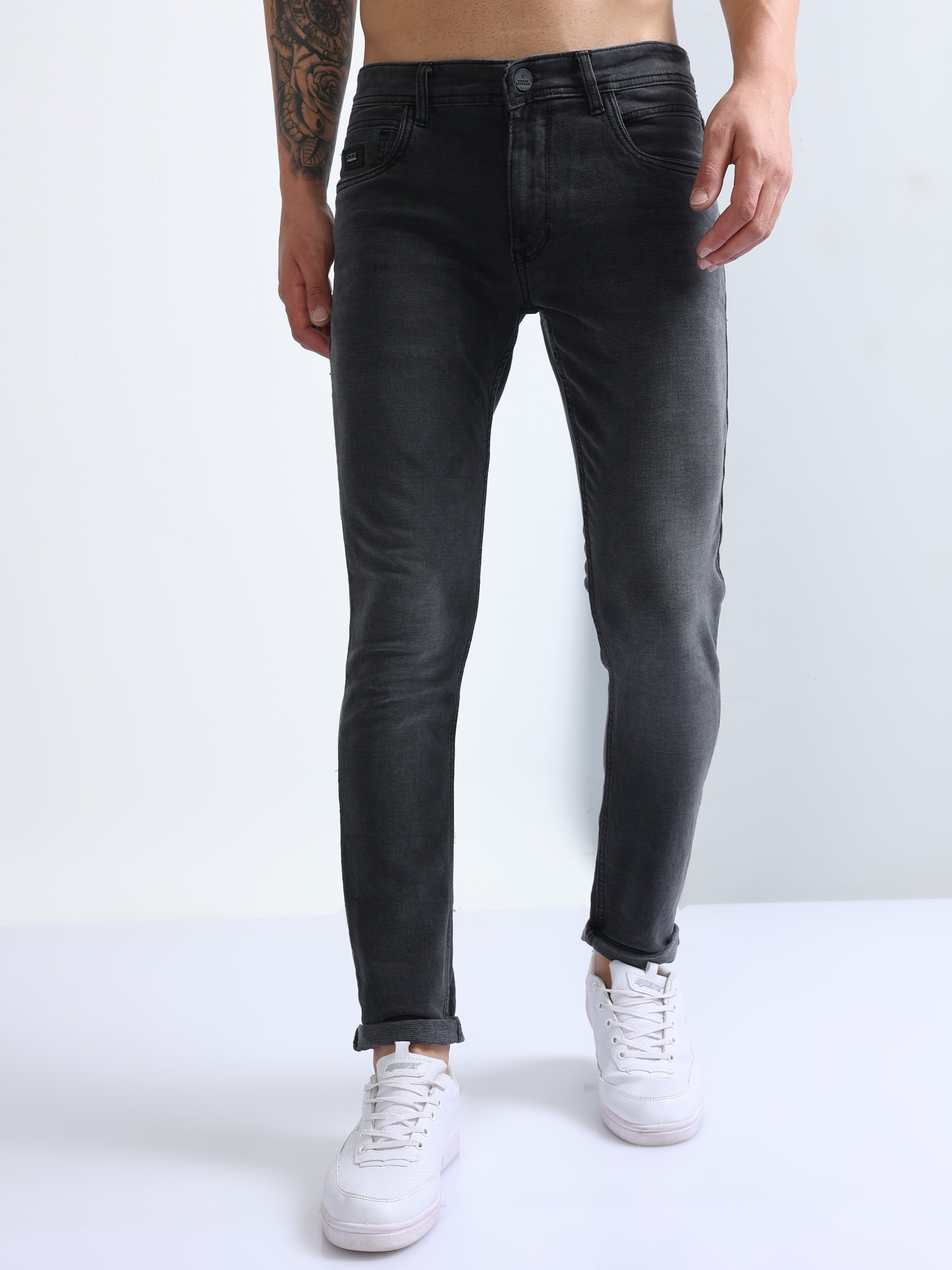 Men Black Faded Denim Jeans, for Skin Friendly, Shrink Resistance, Easily  Washable, Waist Size : Small at Best Price in Kolkata