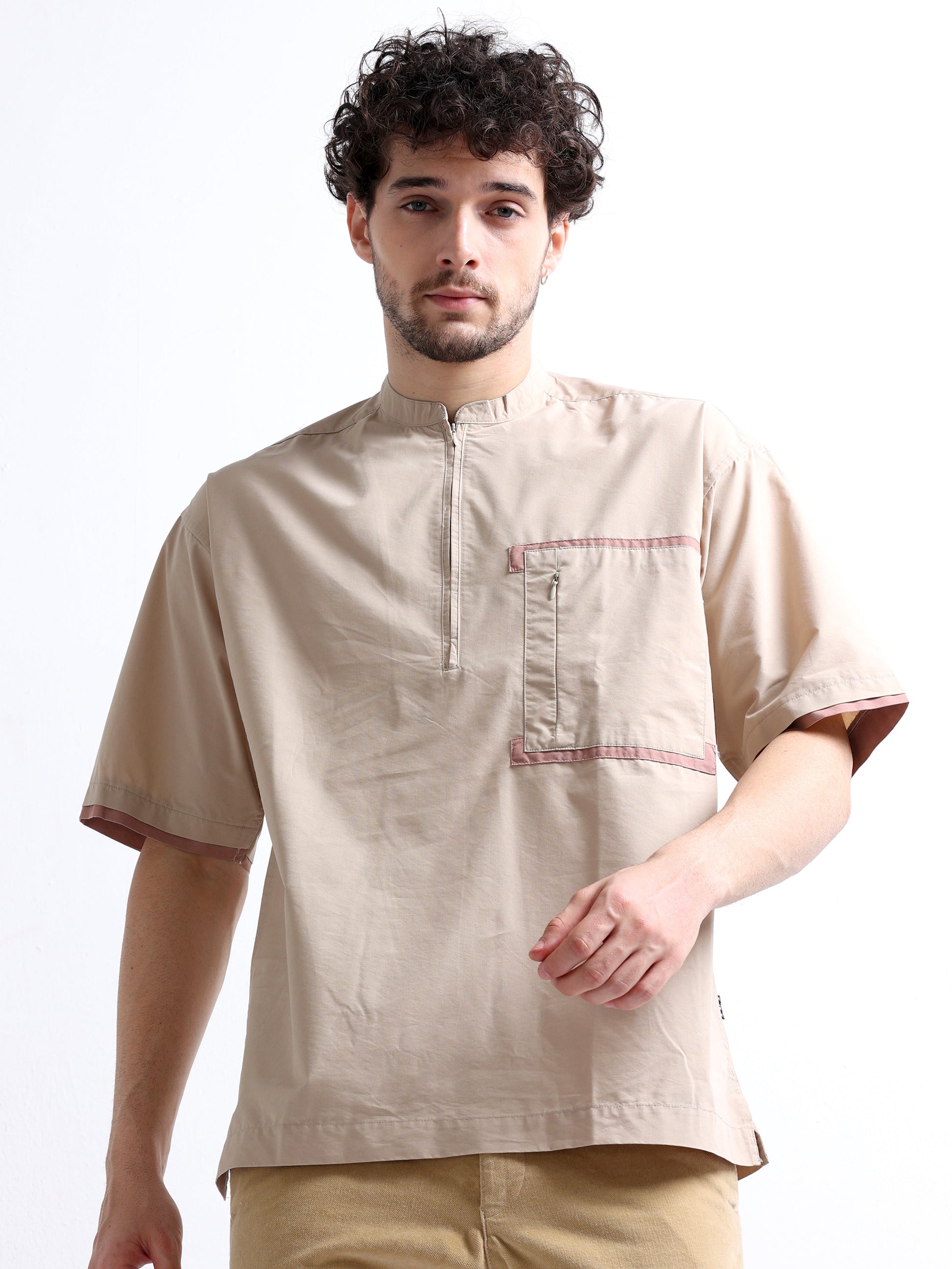 dress shirt in chinese New Chinese style