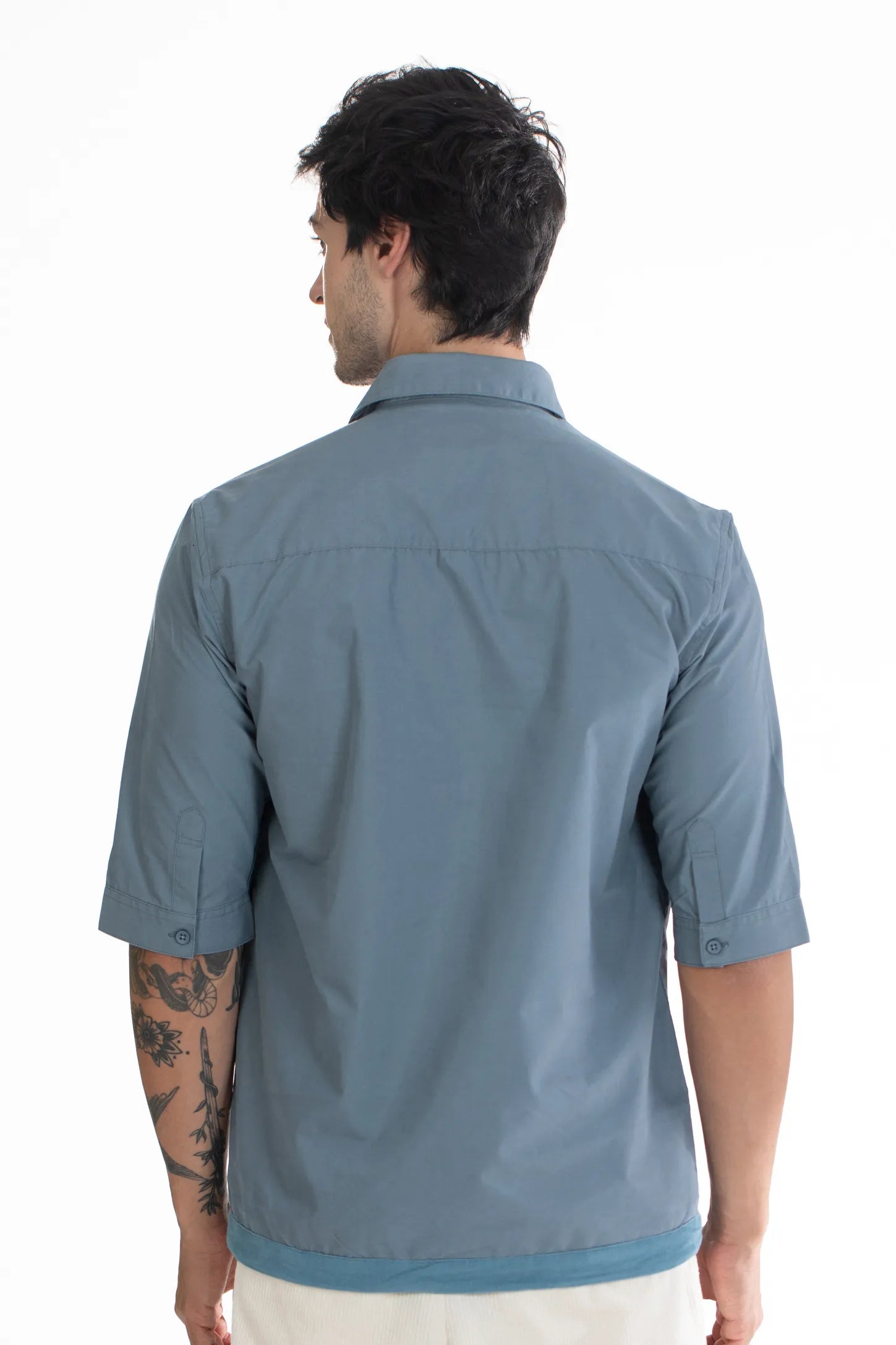 Buy Five Sleeve Adjustable Cord Plain Shirt Online.