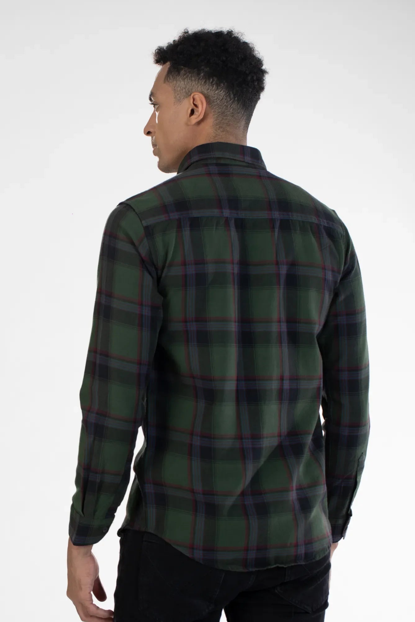 Buy Flannel Checks Twill Shirt Online