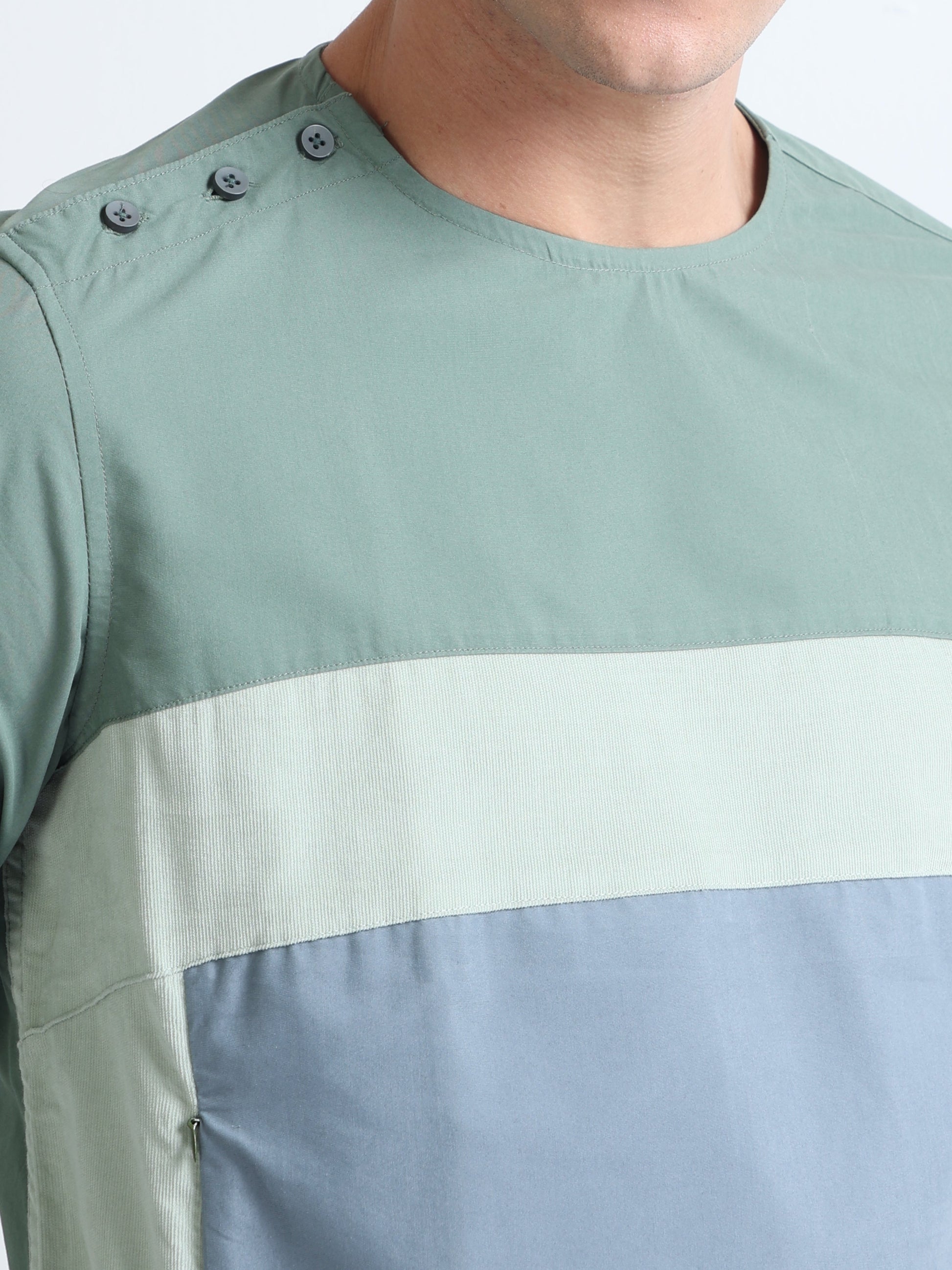 Buy Open Shoulder Crew Neck Stylish Shirt Online.