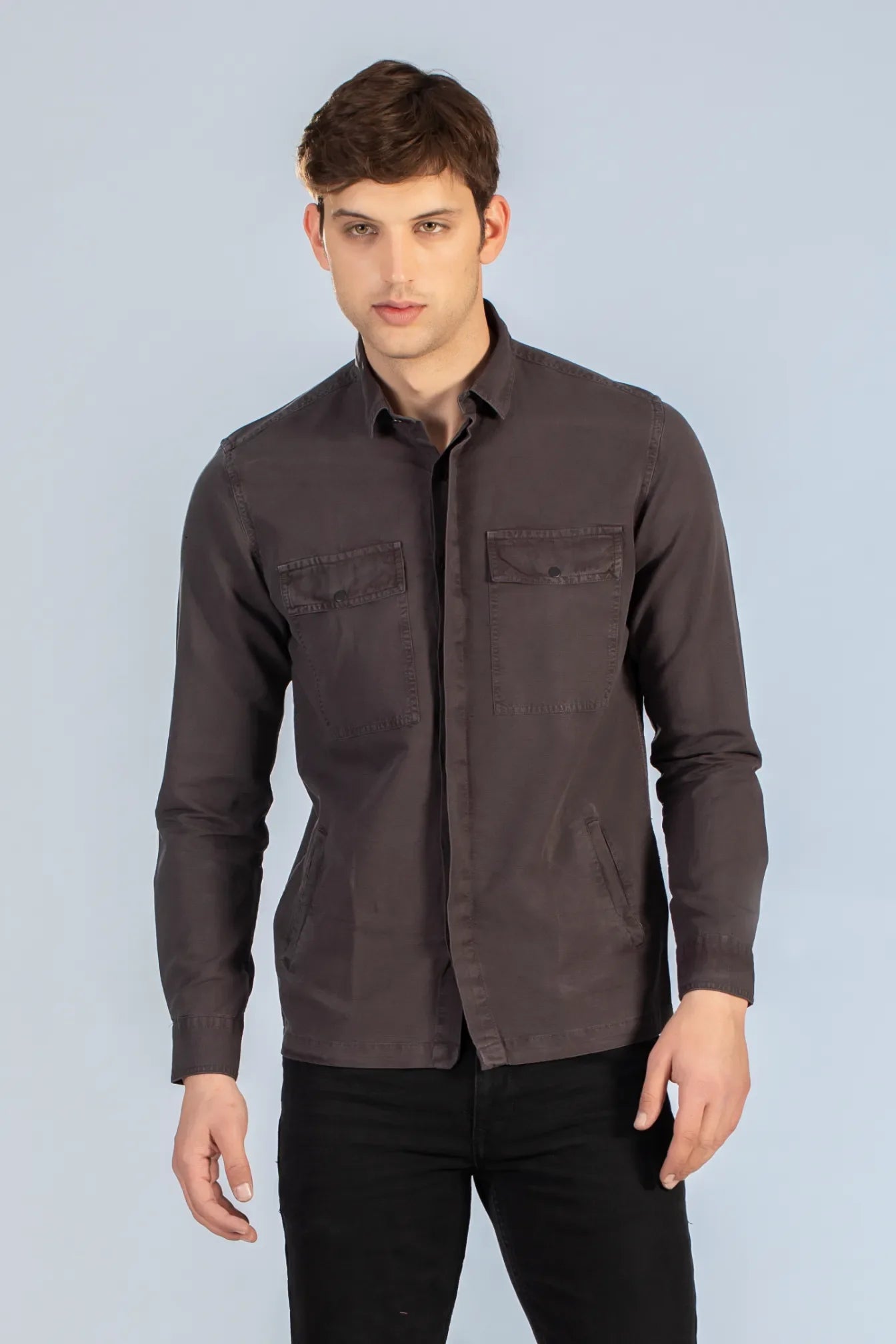 Buy Over-Dyed Double  Pocket Shirt Online.