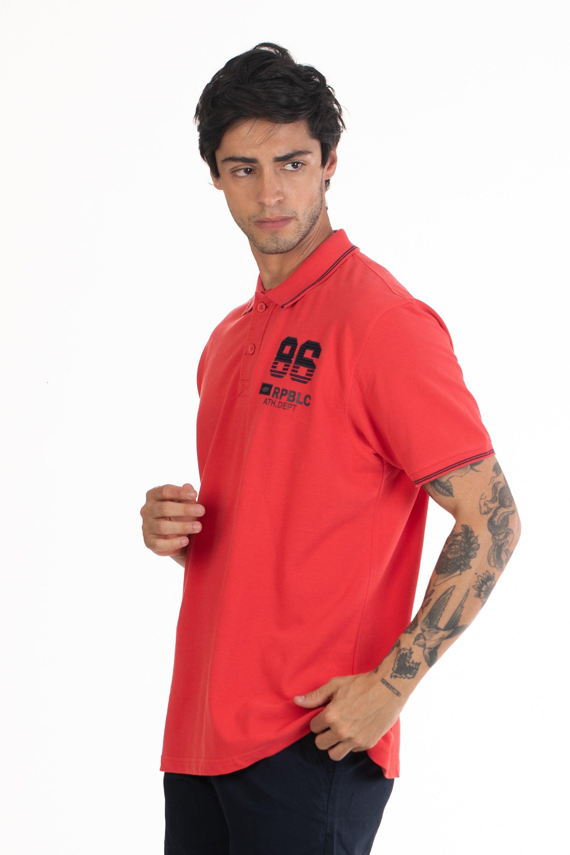 Buy Placement printed polo t-shirt Online