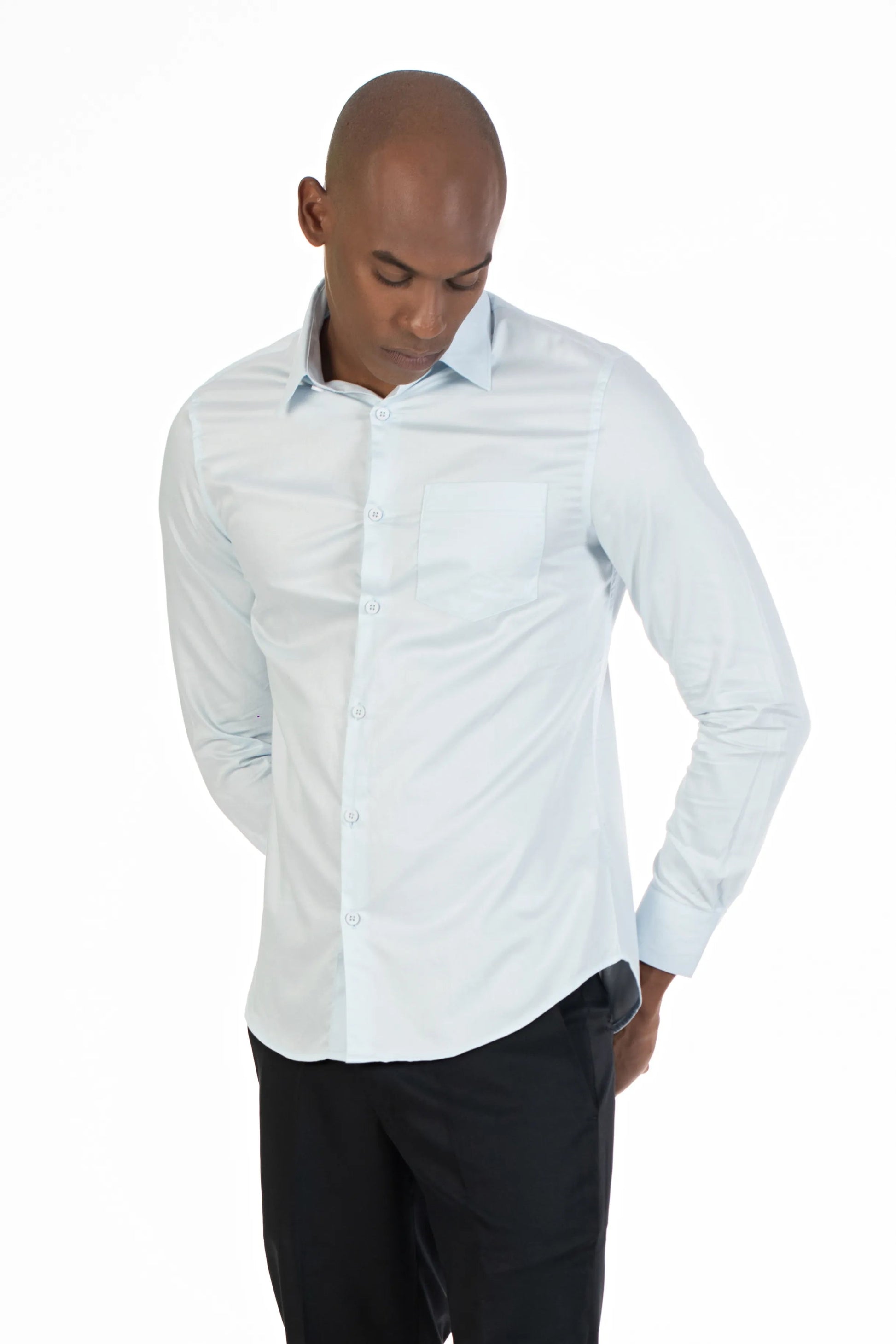 Buy Premium Satin Stretch Shirt Online