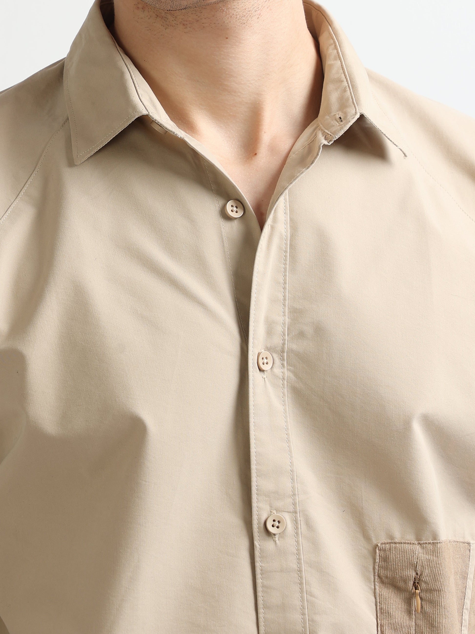 Buy Raglan Full Sleeves Shirt With Stylish Pocket Online.
