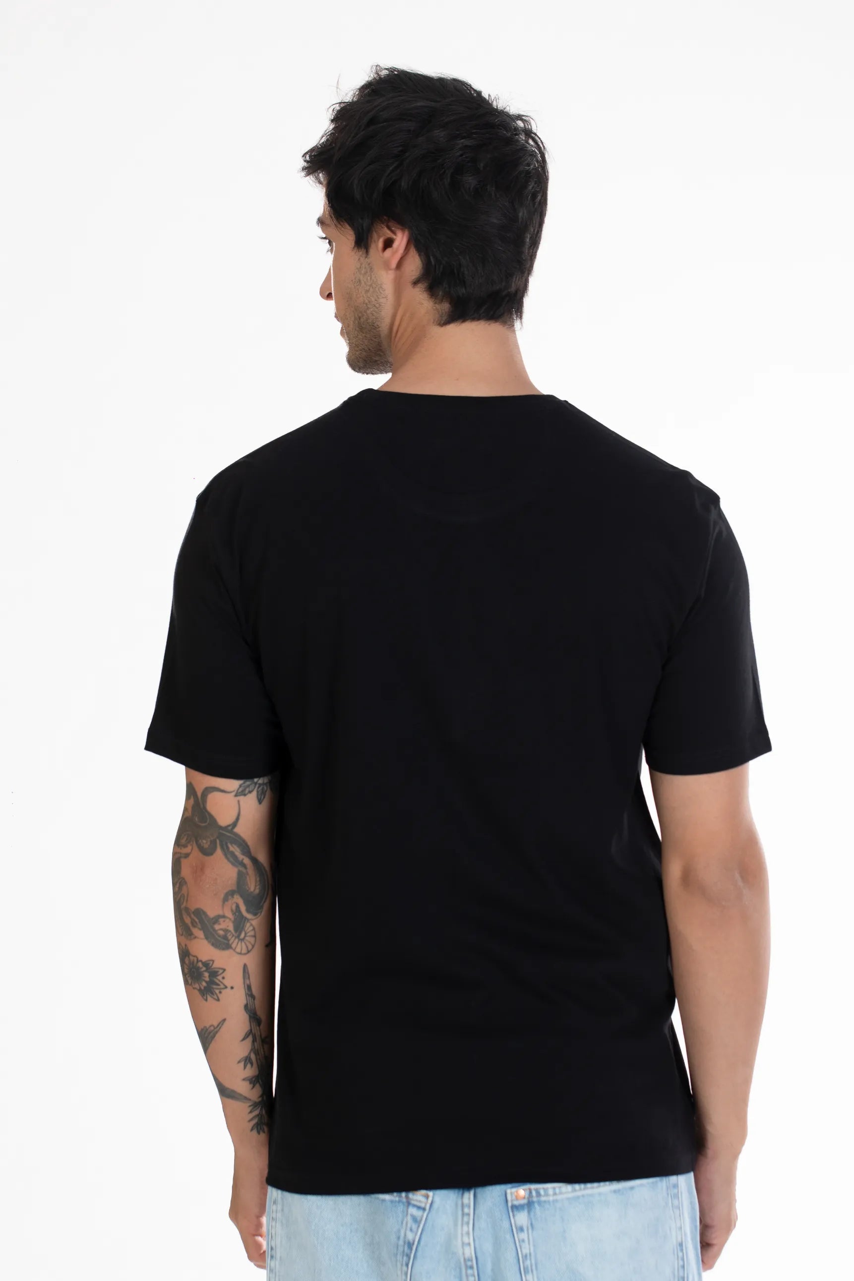 Plain black sales t shirt online