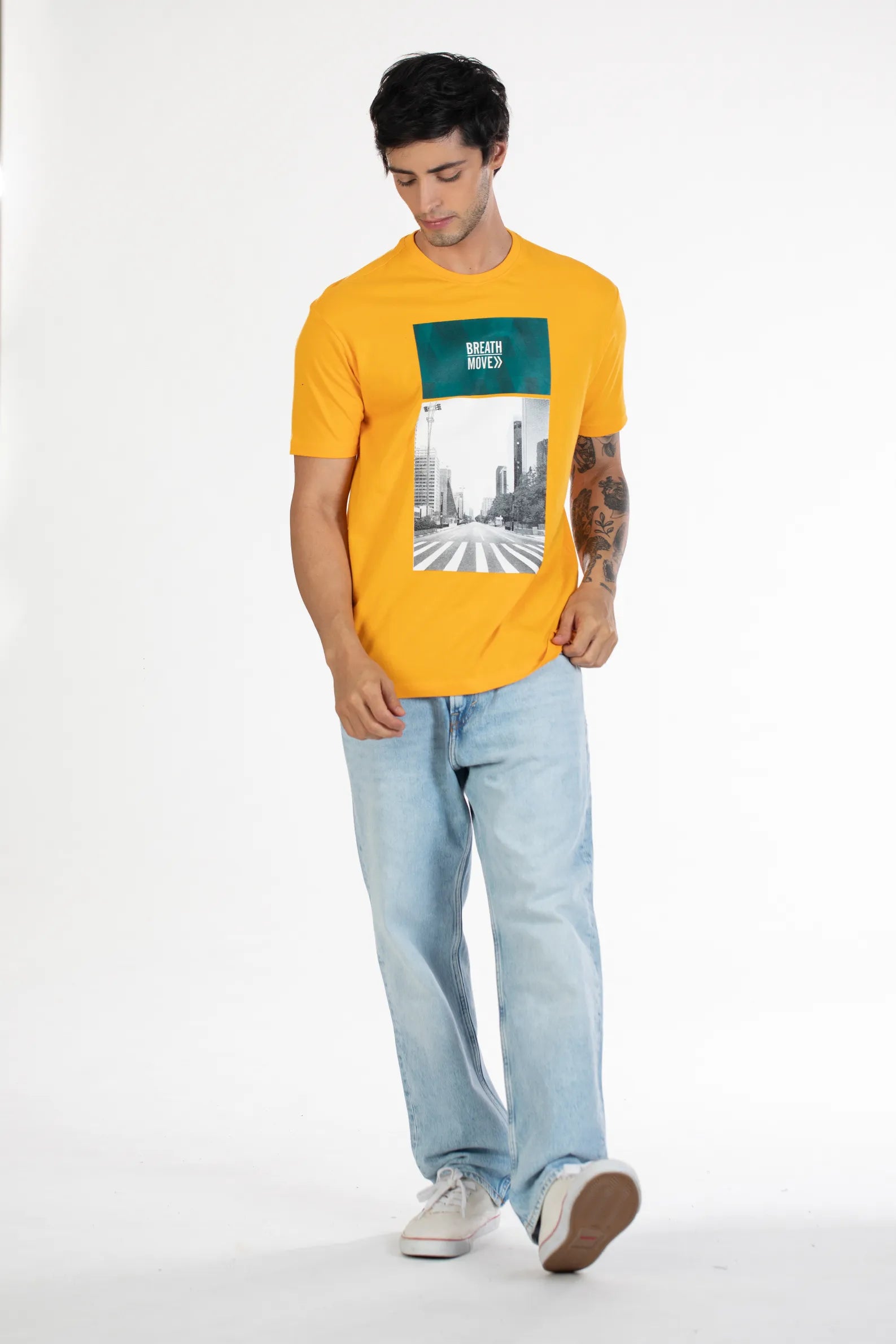 Buy Round Neck Graphic T-Shirt Online