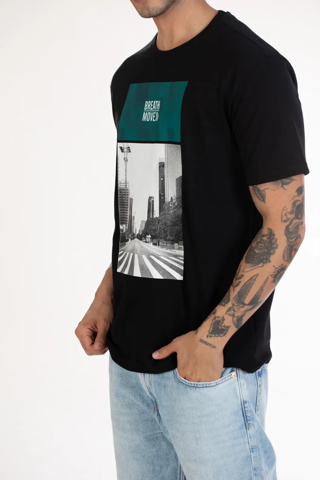 Buy Round Neck Graphic T-Shirt Online