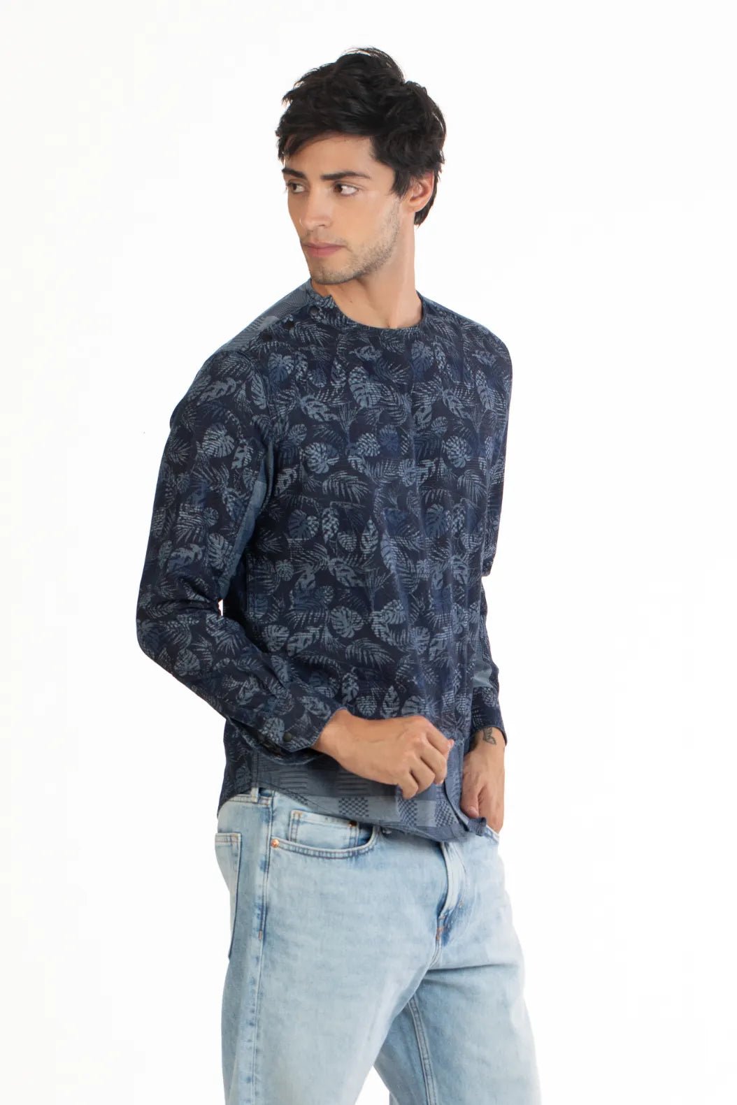 Buy Men's Cotton Round Neck Short-Length T-Shirt - Brown | Cotstyle