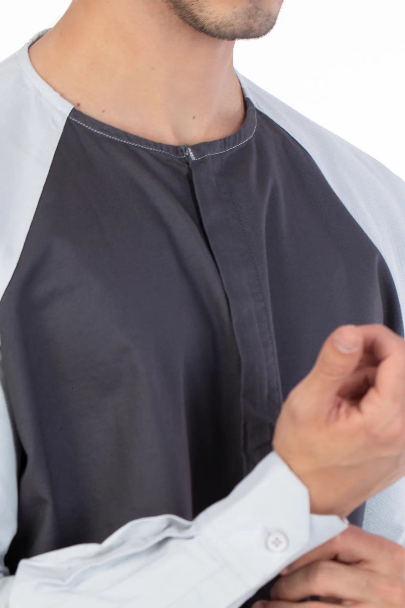 Buy Round Neck Raglan Sleeve Shirt Online.