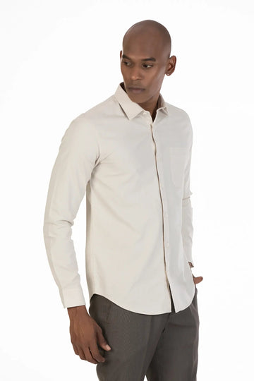 Buy Single Pocket Plain Oxford Shirt Online