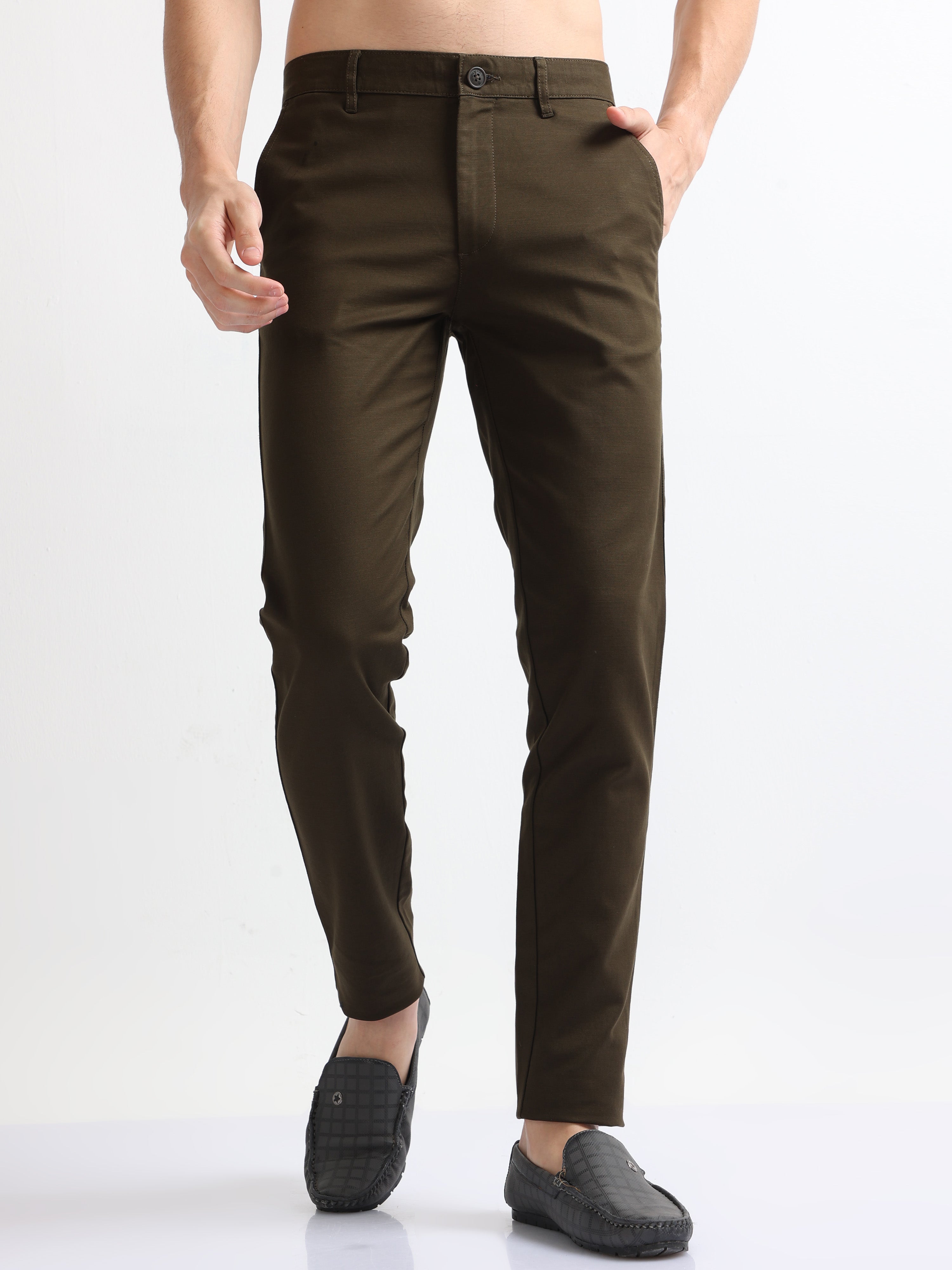 Buy online Black Cotton Chinos Casual Trousers from Bottom Wear for Men by  V-mart for ₹769 at 10% off | 2024 Limeroad.com
