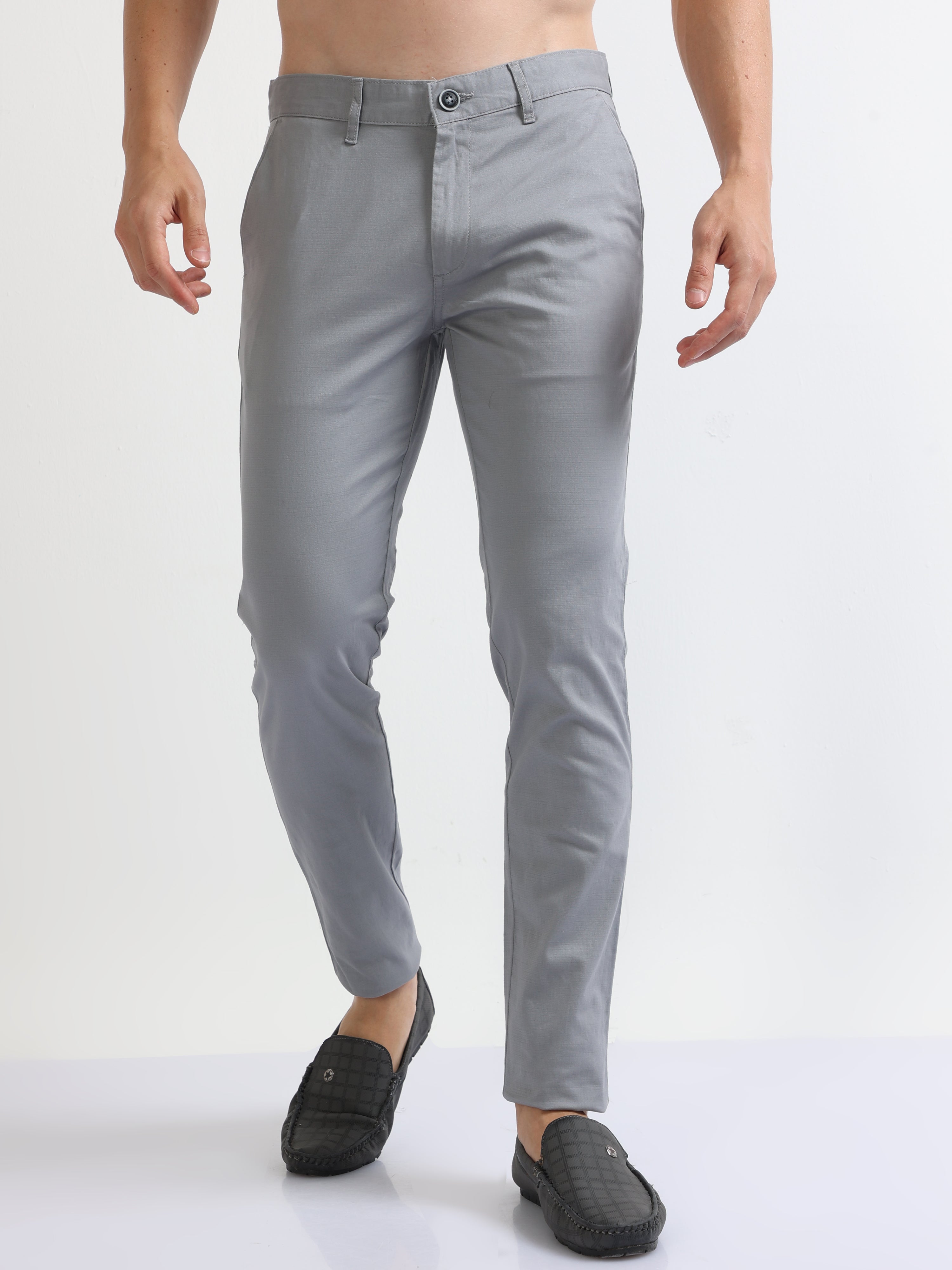 Brown Belted cotton-blend trousers | WhiteSand | MATCHES UK