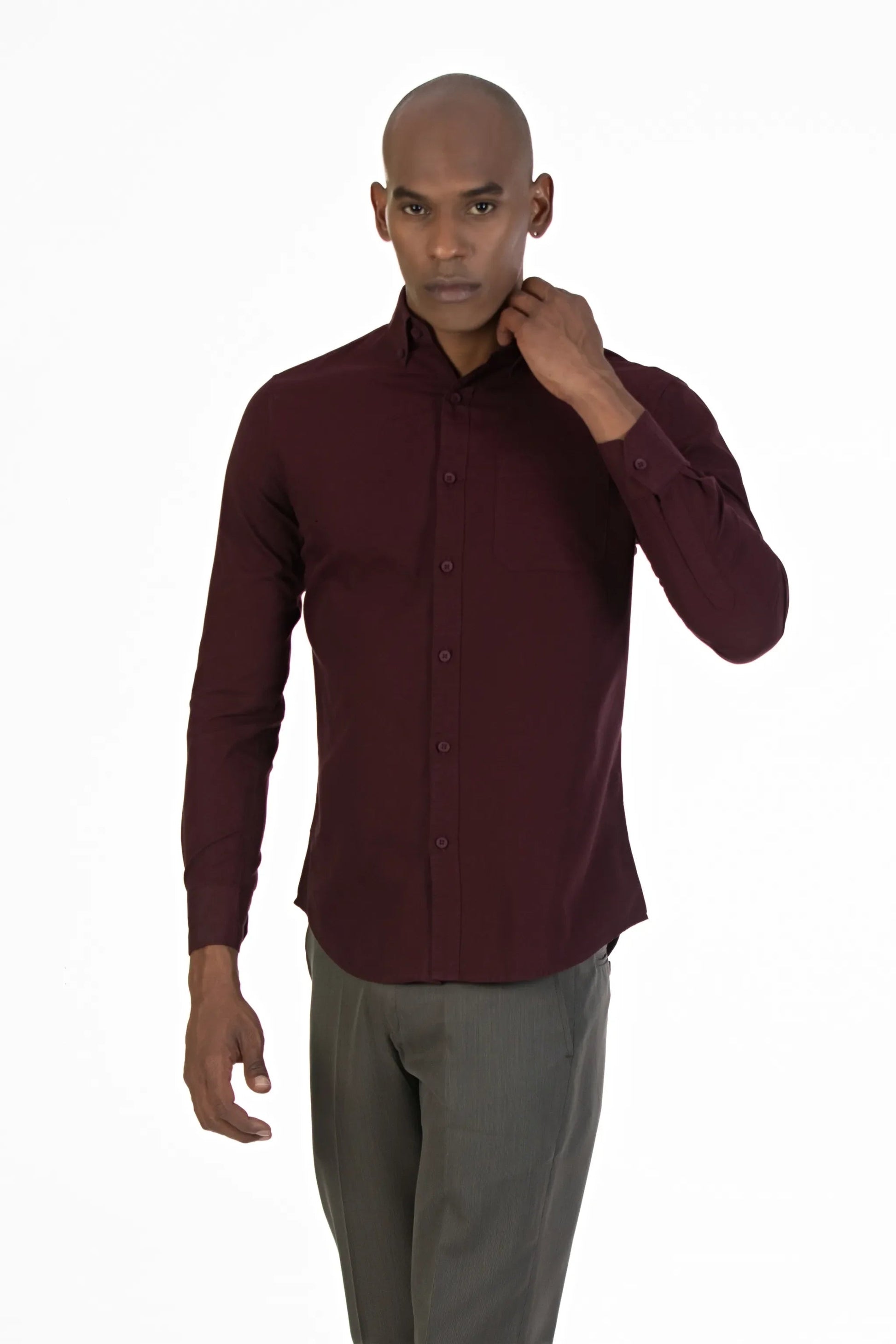 Plain sales maroon shirt