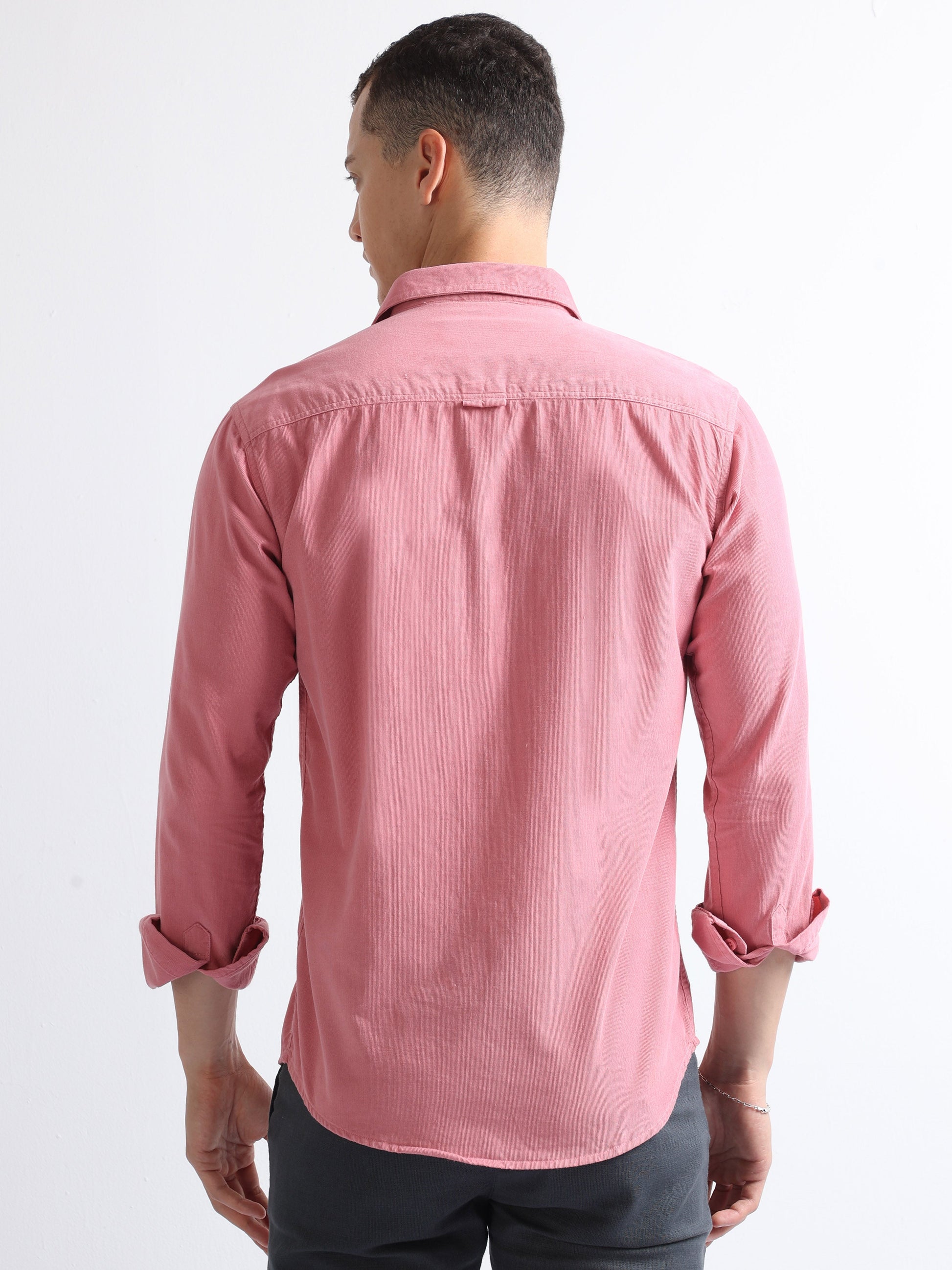 Buy Snap Button Double Pocket Shirt For Mens Online.