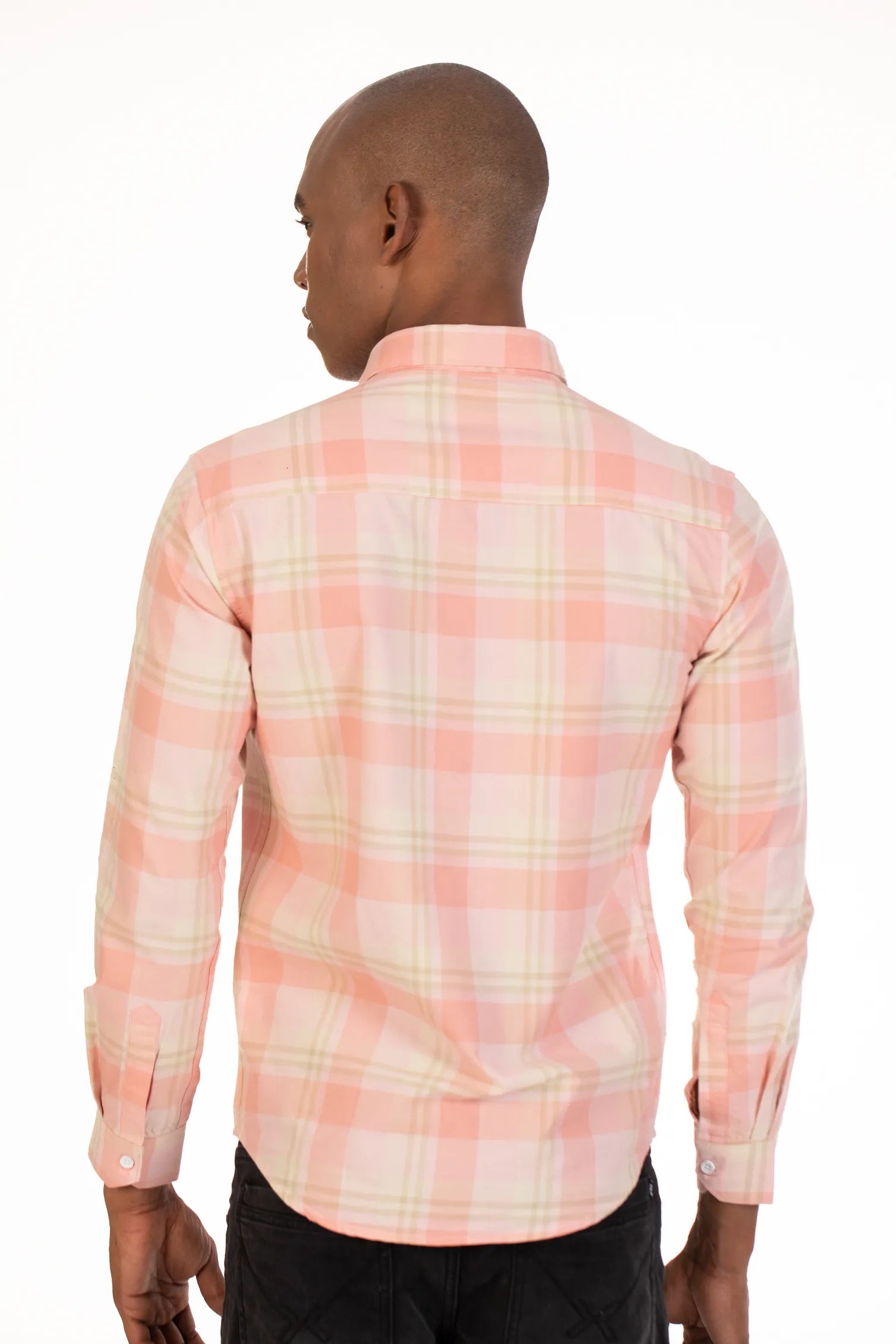 Buy Soft Hued Checked Oxford Shirt Online