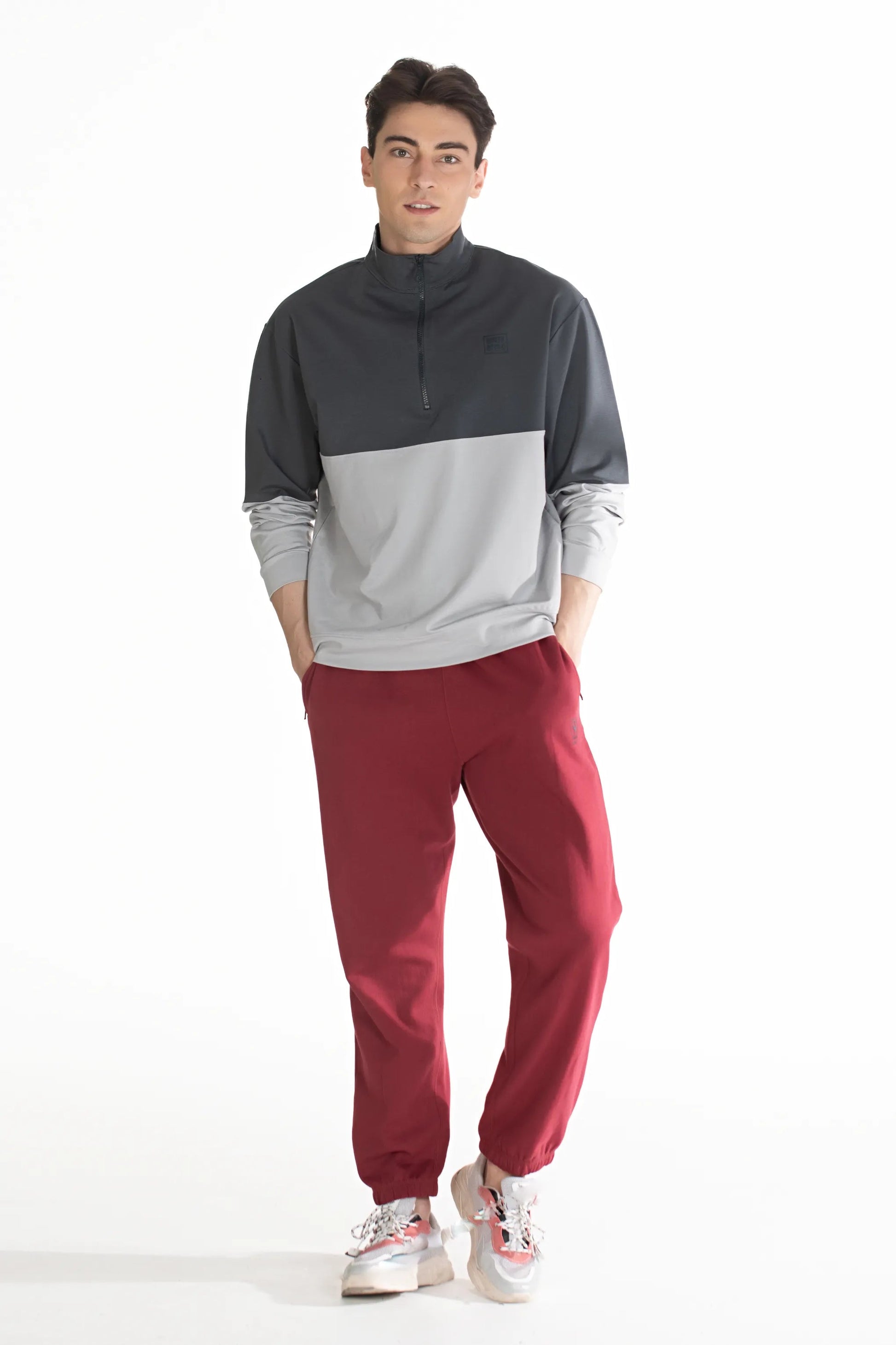 Buy Solid Knit Cotton Joggers Online