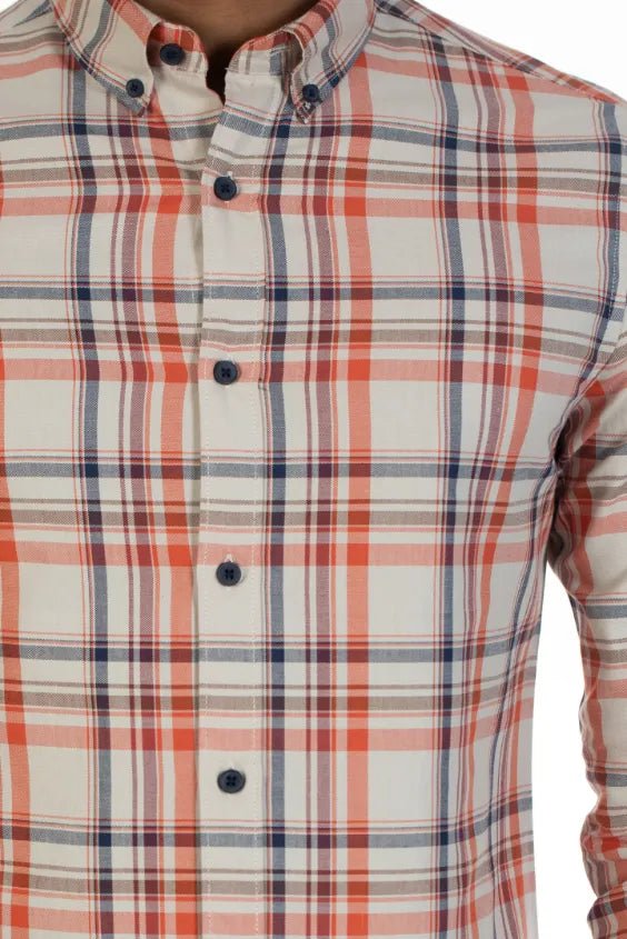 Buy Tartan Checks Button Down Shirt Online.