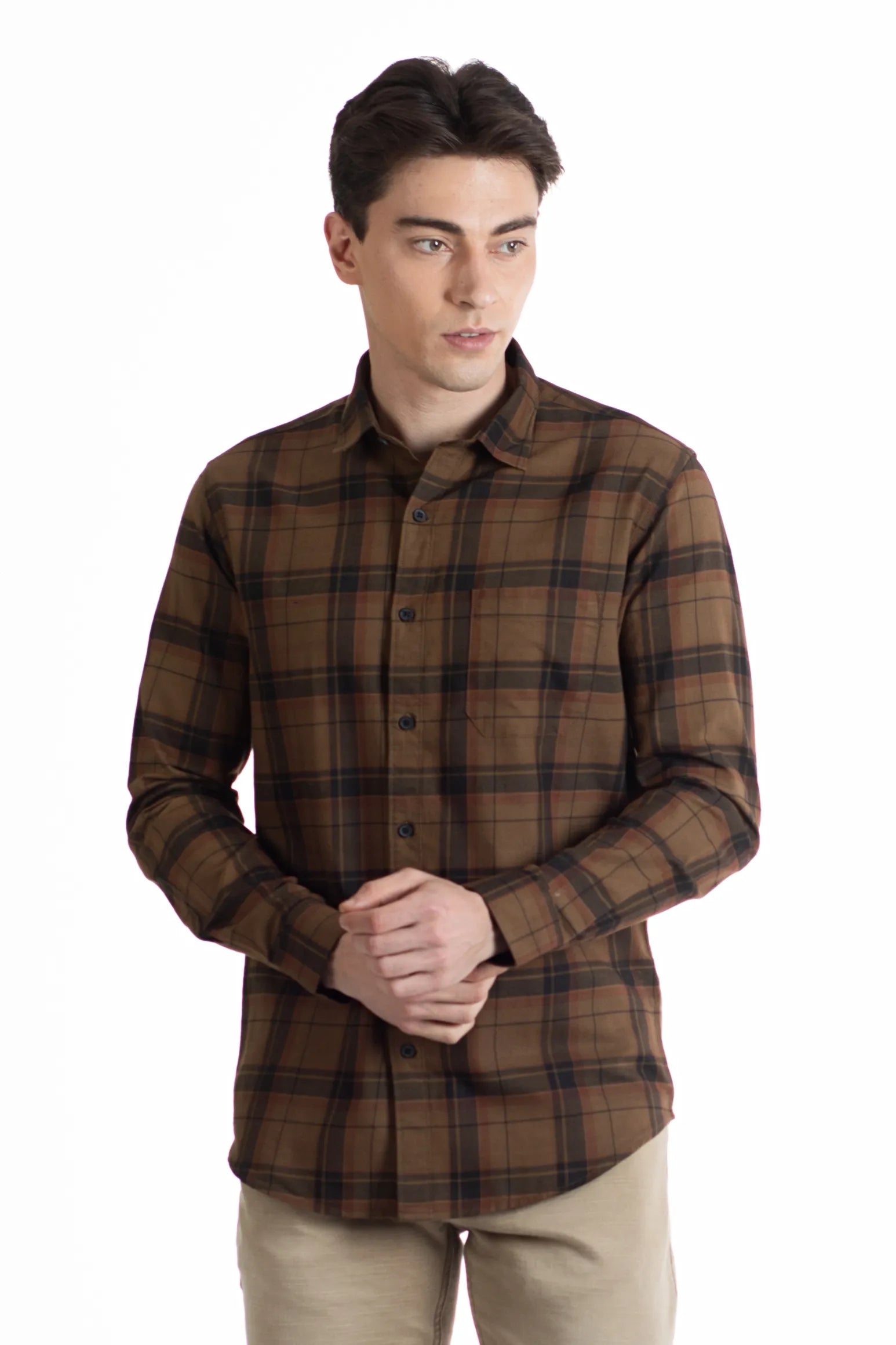 Buy Tartan Checks Oxford Shirt Online