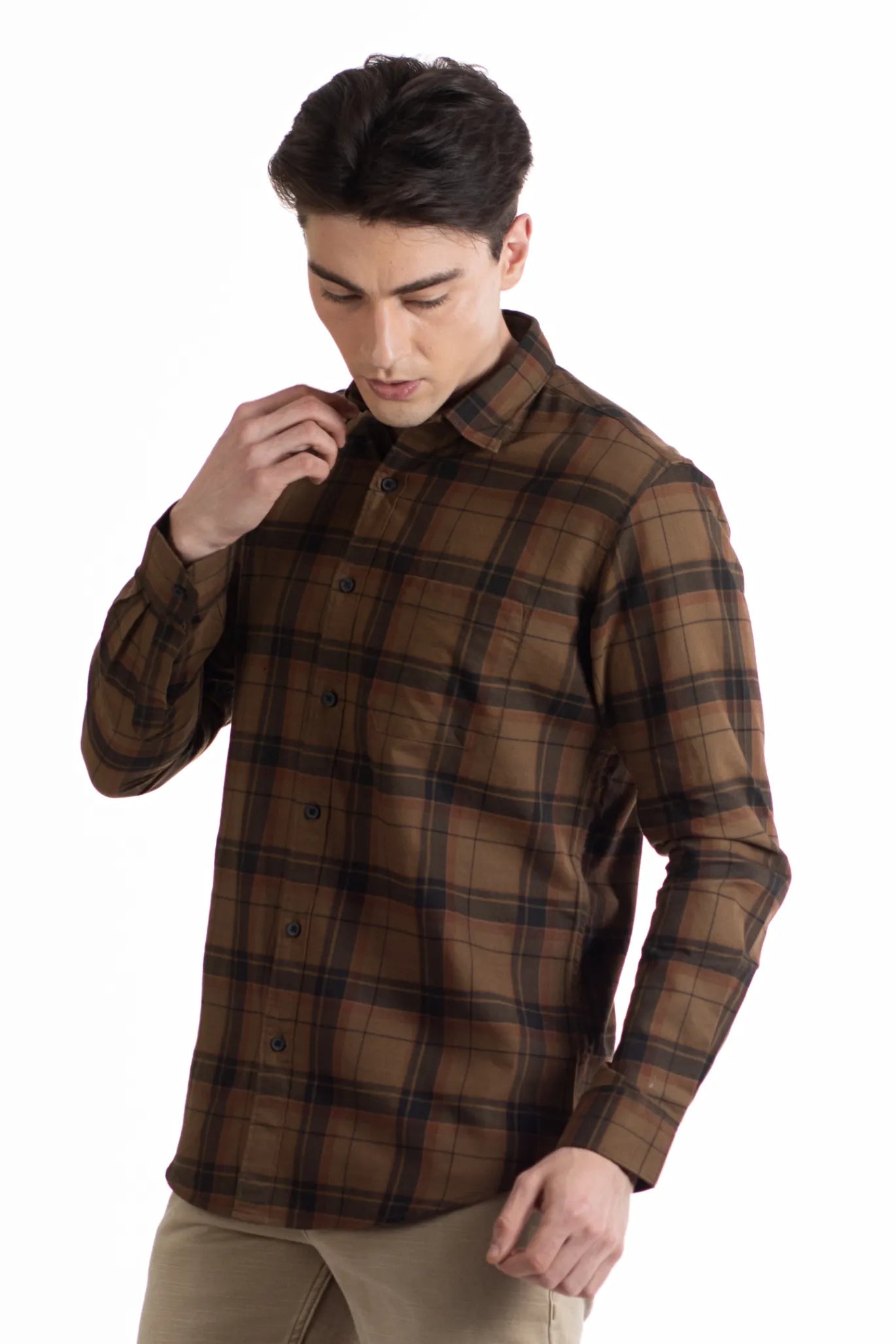 Buy Tartan Checks Oxford Shirt Online