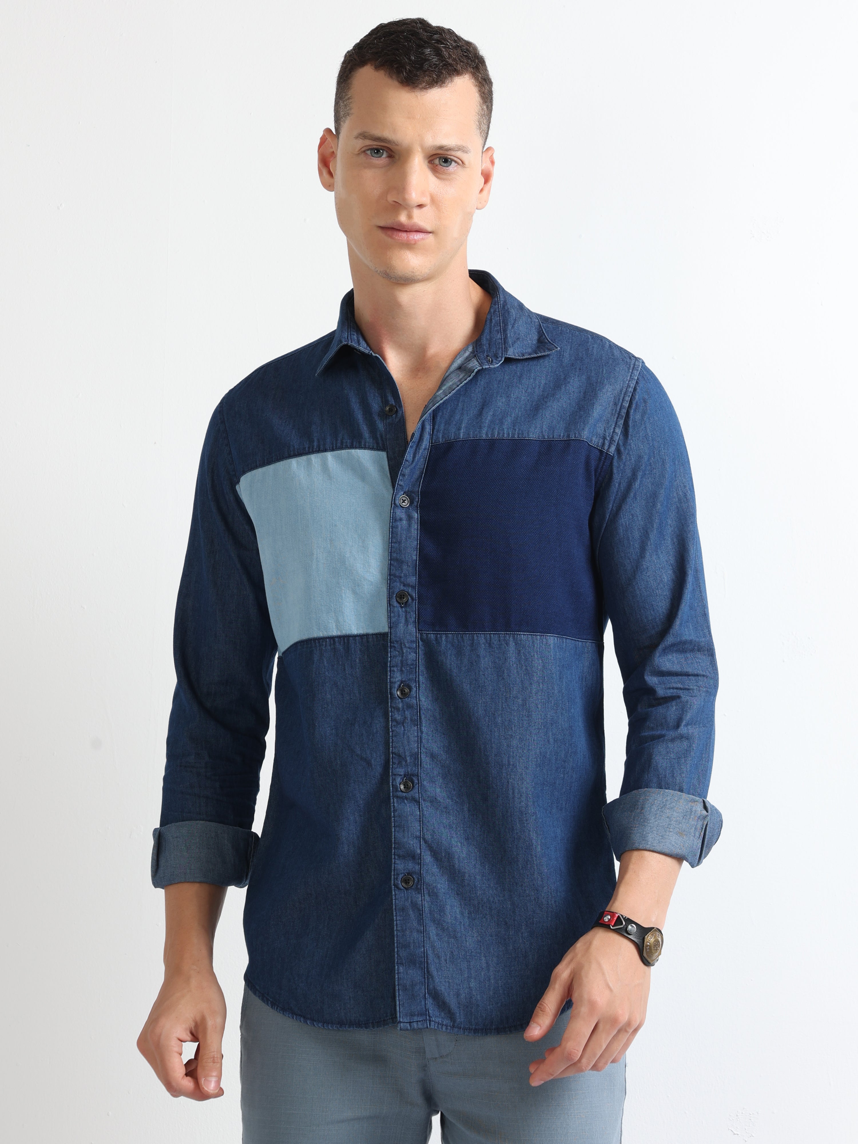 Buy Grace Long Sleeve Denim Woven Shirt (B&T) Men's Shirts from AKOO. Find  AKOO fashion & more at DrJays.com