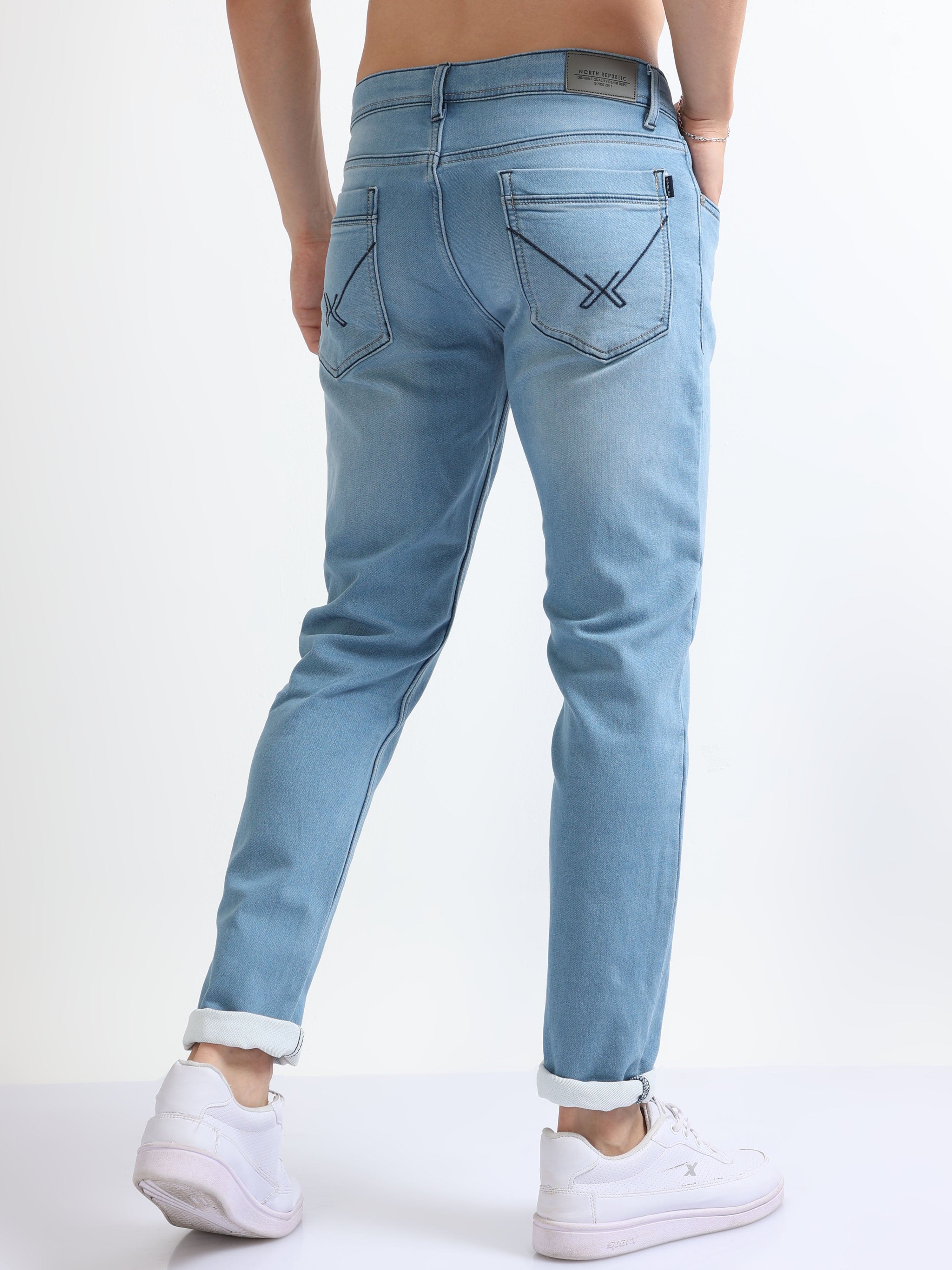 Super Skinny High Jeans - Light denim blue - Ladies | H&M IN